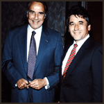 Presidential candidate Bob Dole and Ron Cedillos 