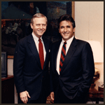 Governor Pete Wilson and Ron Cedillos in Governor's office