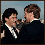 Ron Cedillos and Vice President Quayle travelling